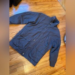 Canda - dark green/gray microfiber utility jacket